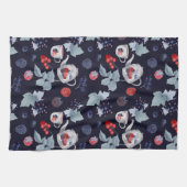 Gouache Berries Pattern Schürze Geschirrtuch (Horizontal)