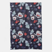 Gouache Berries Pattern Schürze Geschirrtuch (Vertikal)