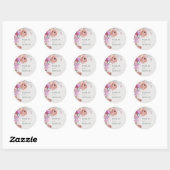 Gouache Blossoms Sticker (Blatt)