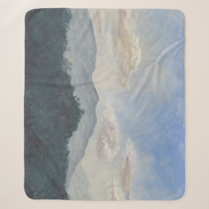 Gouache Blue Mountains: Lebhafte Naturlandschaft Sherpadecke