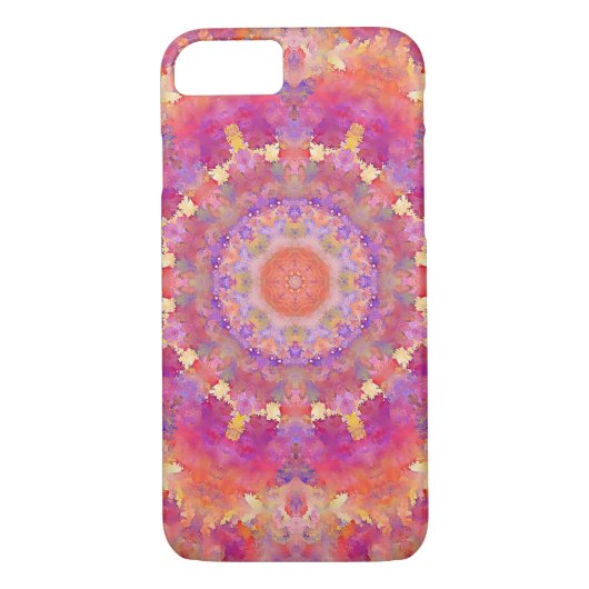 Gouache-Mandala Case-Mate iPhone Hülle (Rückseite)