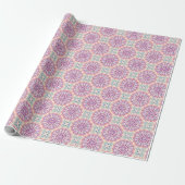 Gouache Style Persian Tile Geschenkpapier (Ungerollt)