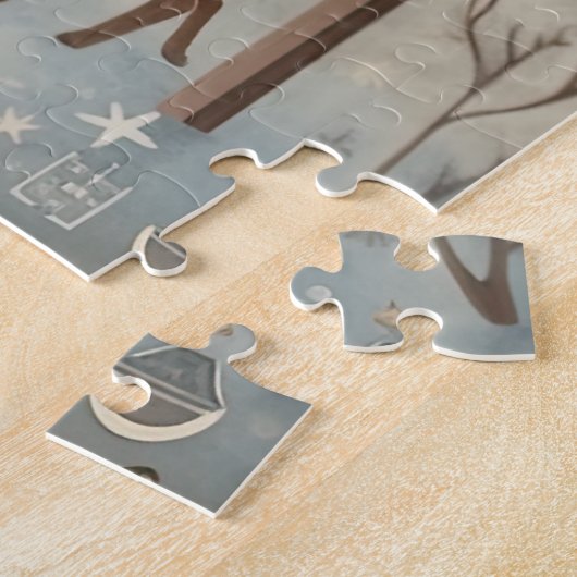 Gouache Vintage Christmas Puzzle (Seite)