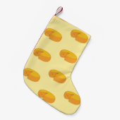 Gouda Cheese Rounds Dutch Feinschmecker Gastronomi Kleiner Weihnachtsstrumpf (Vorderansicht (hängend))