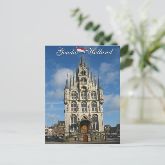 Gouda Holland Postcard Postkarte (Stehend Vorderseite)