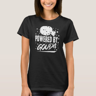 Gouda Käse Geräucherte Queso-Scheiben geschnitten T-Shirt