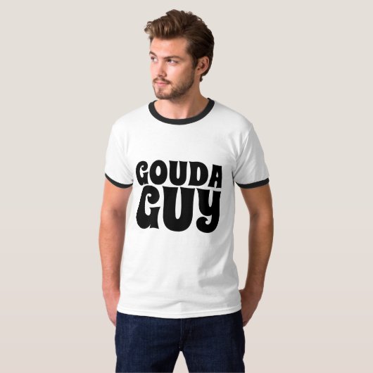 GOUDA (KÄSE) TYP T - SHIRT (Vorne ganz)
