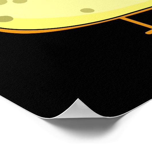 Gouda Luck Funny Cheese Pun Poster (Ecke)