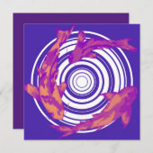 Goudvis kaart feiertagskarte (Vorne/Hinten)