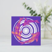 Goudvis kaart feiertagskarte (Stehend Vorderseite)