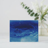Gouffre d'eau bleu postkarte (Stehend Vorderseite)