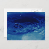 Gouffre d'eau bleu postkarte (Vorne/Hinten)