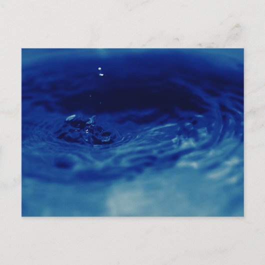 Gouffre d'eau bleu postkarte (Vorderseite)