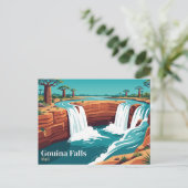 Gouina-Fälle Mali Postkarte (Stehend Vorderseite)