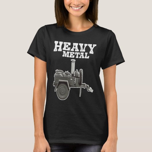Goulash Cannon Heavy Metal Funny Hungary Dish T-Shirt (Vorderseite)