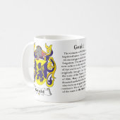 Gould, der Ursprung, Bedeutung und das Wappen Kaffeetasse (Vorderseite Links)