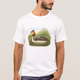 Gould - großer Grebe mit Haube - Podiceps T-Shirt