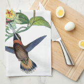 Gould Kolibri-Vogel-Blumen-Tier-Tuch Handtuch (Viertel Falte)