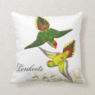 Gould Lorikeet Vogel-Wurfs-Kissen Kissen
