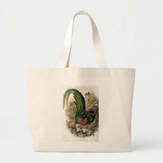 Gould - Quetzal Jumbo Stoffbeutel (Vorne)