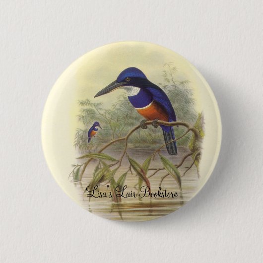 Gould - Vier-Farbiger Eisvogel-BuchhandlungPromo Button (Vorderseite)