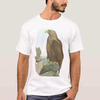 Gould - Weiß-Angebundenes Eagle - Haliaetus T-Shirt