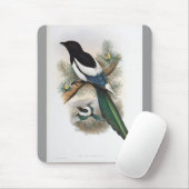 Gould - Weiß-Winged Elster Mousepad (Mit Mouse)