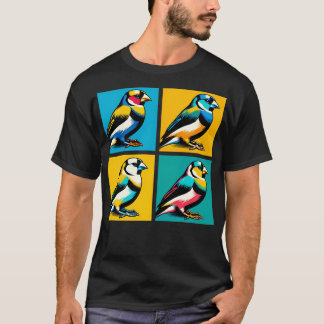 Gouldian Finch Art Coole Vögel T-Shirt