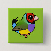 Gouldian Finch Button (Vorderseite)