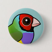 Gouldian Finch Button (Vorderseite)