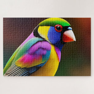 Gouldian Finch Jigsaw Puzzle