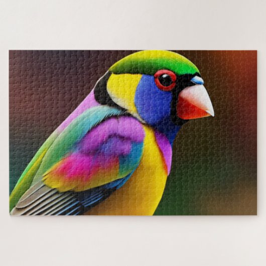 Gouldian Finch Jigsaw Puzzle (Horizontal)