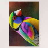 Gouldian Finch Jigsaw Puzzle (Vertikal)