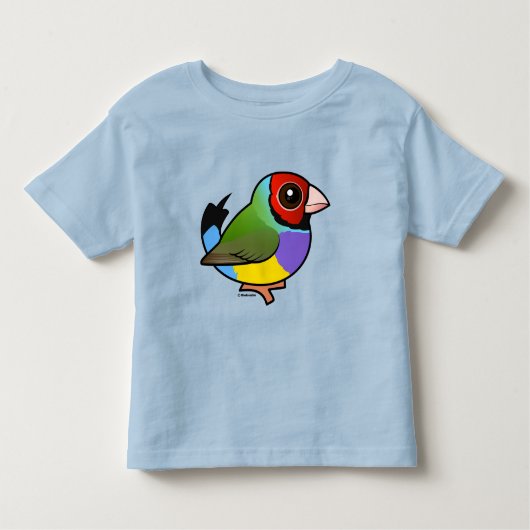 Gouldian Finch Kleinkind T-shirt (Vorderseite)
