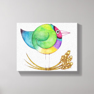 Gouldian Finch Leinwand
