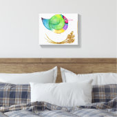 Gouldian Finch Leinwand (Insitu (Schlafzimmer))