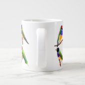 Gouldian Finch Liebhaber Mug Jumbo-Tasse (Rückseite)