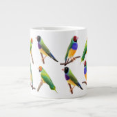 Gouldian Finch Liebhaber Mug Jumbo-Tasse (Vorderseite)