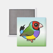 Gouldian Finch Magnet (Vorderseite/Rückseite)