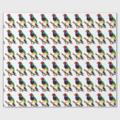 ~ Gouldian Finch ~ Original Kunst ~ Geschenkpapier (Flach)