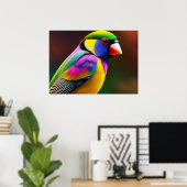 Gouldian Finch Poster (Heimbüro)