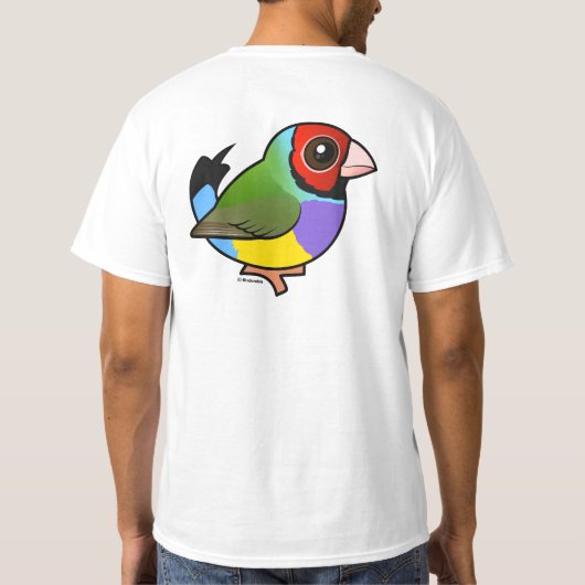 Gouldian Finch T-Shirt (Rückseite)