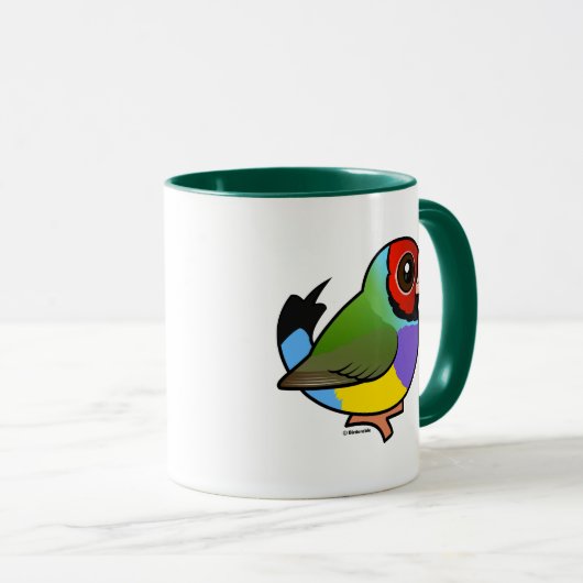Gouldian Finch Tasse (VorderseiteRechts)