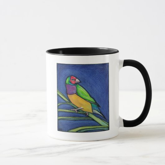 Gouldian Finch Tasse (Rechts)