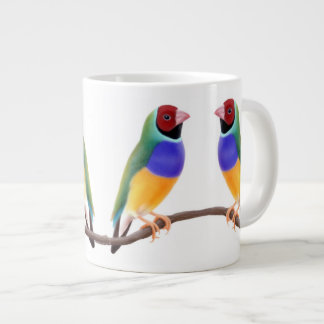 Gouldian Fink-Paar-Tasse Jumbo-Tasse