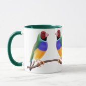 Gouldian Fink-Tasse Tasse (Links)