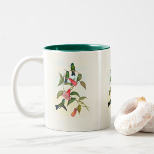 Goulds Waldnymphe von John Gould Zweifarbige Tasse