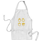 Gour Ringe Schürze (Vorne)