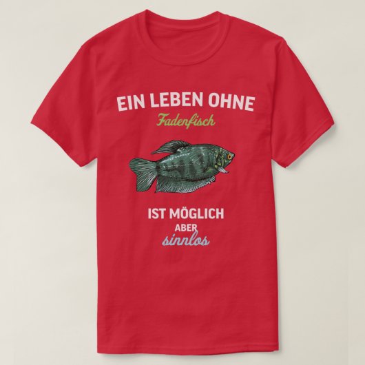 Gourami Zierfische Aquarium Fisch Geschenk 2 T-Shirt (Design vorne)