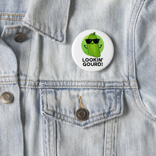 Gourd Funny Cool Veggie Pun Button (Beispiel)
